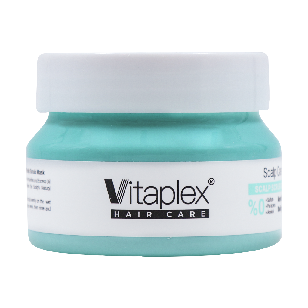 Vitaplex AntiDandruff Scalp Scrub Mask قیمت ماسک اسکراب ضدشوره و تنظیم کننده چربی ویتاپلکس
