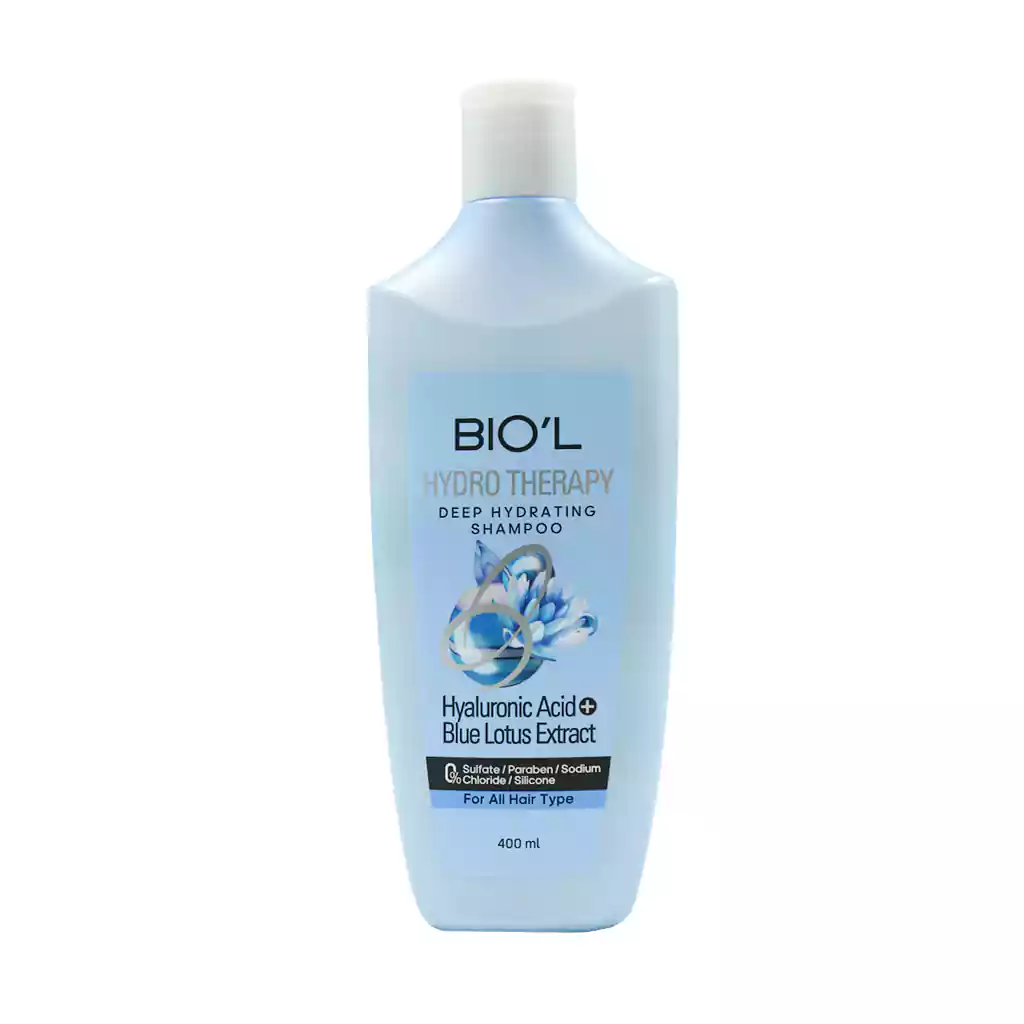 Biol Hydro Therapy Shampoo 400 ml قیمت شامپو موهای نرمال تا خشک بیول مدل هیدروتراپی