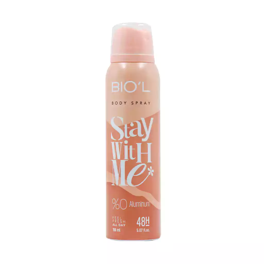 Biol Stay With Me Body Spray 150 ml قیمت اسپری بدن زنانه بیول مدل Stay With Me
