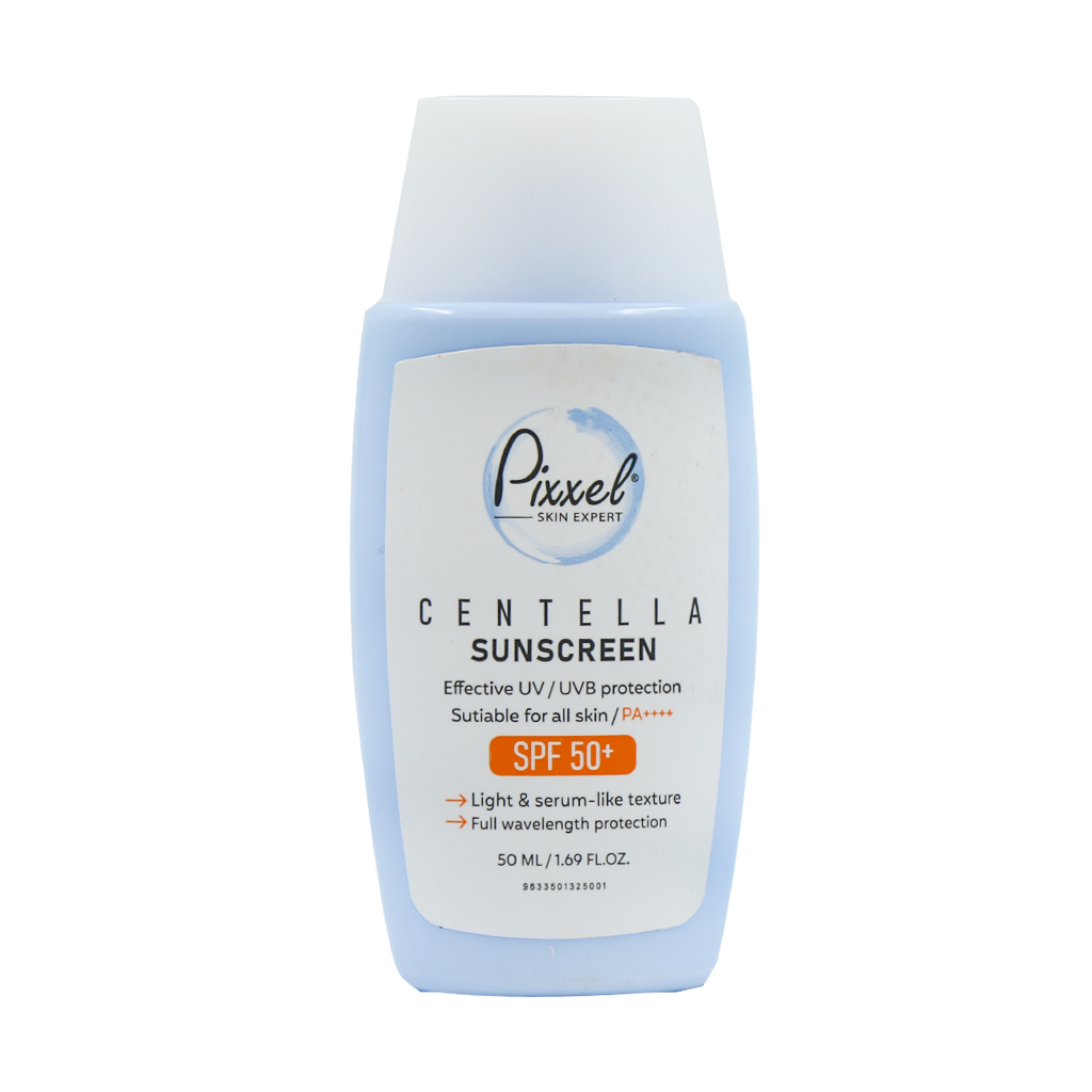 Pixxel Centella SPF50 Sunscreen 50 ml قیمت کرم ضد آفتاب سنتلا SPF50 پیکسل