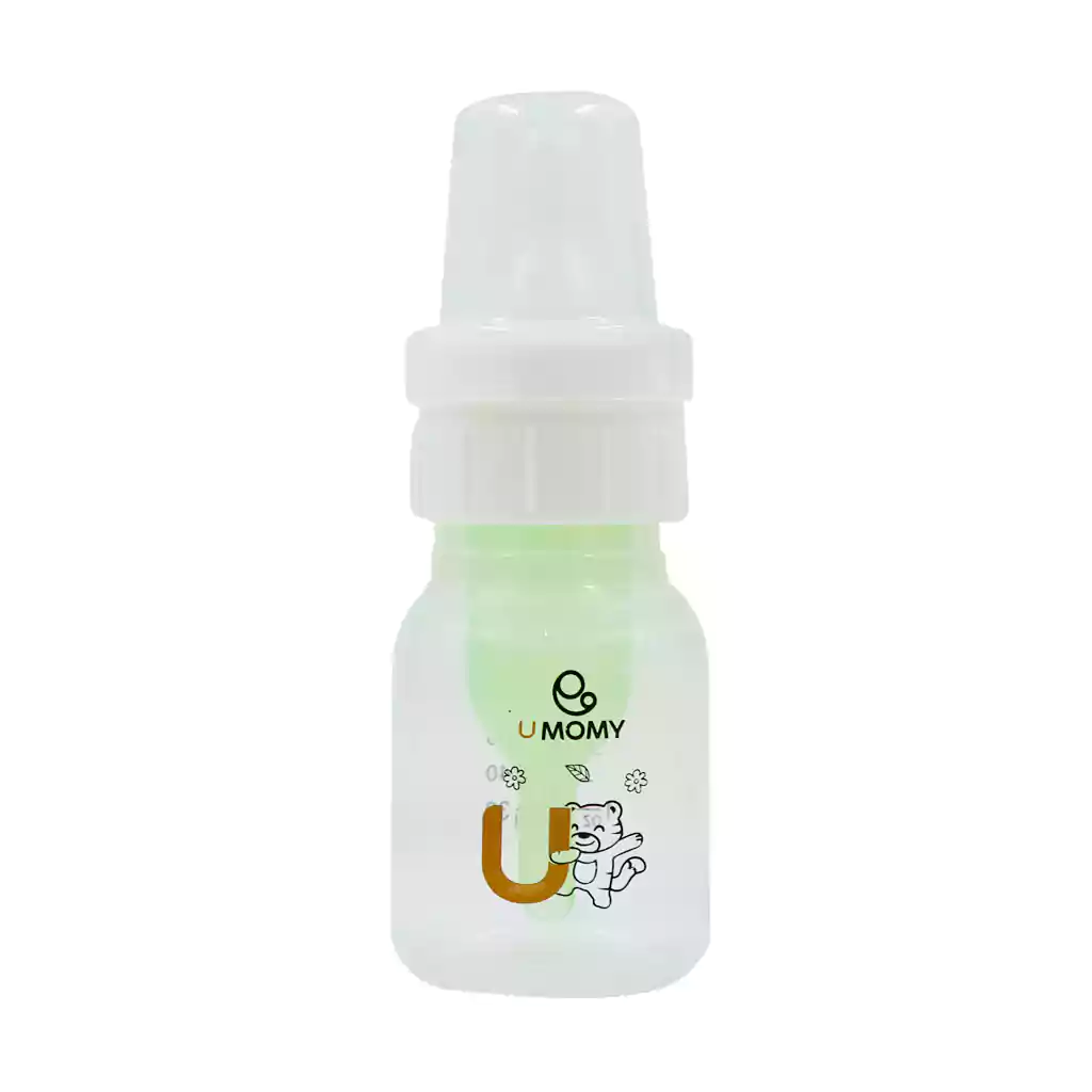 Umomy Anti Colic Internal Vent System For 0+M 60 ml قیمت شیشه شیر ضد نفخ پلی پروپیلن یومامی از بدو تولد