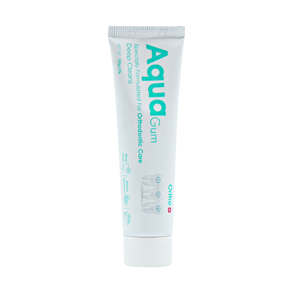 Aqua Gum Orthodontic Care Toothpaste قیمت خمیر دندان دندان های ارتودنسی آکواگام