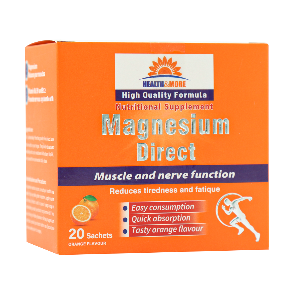 Health And More Magnesium Direct 20 Sachets قیمت ساشه منیزیم دایرکت هلث اند مور