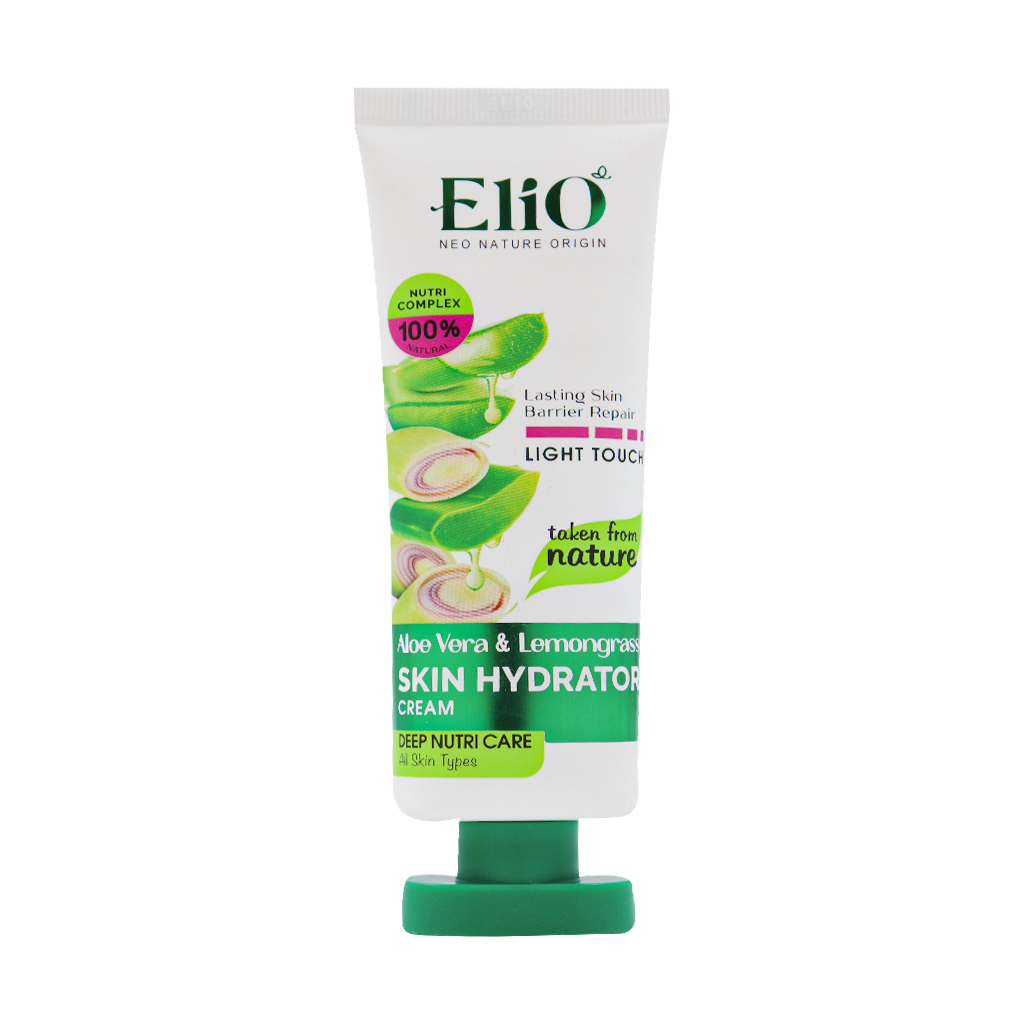Elio Aloe Vera And Lemongrass Moisturizing Cream 75 ml قیمت کرم مرطوب کننده آلوئه ورا و علف لیمو الیو