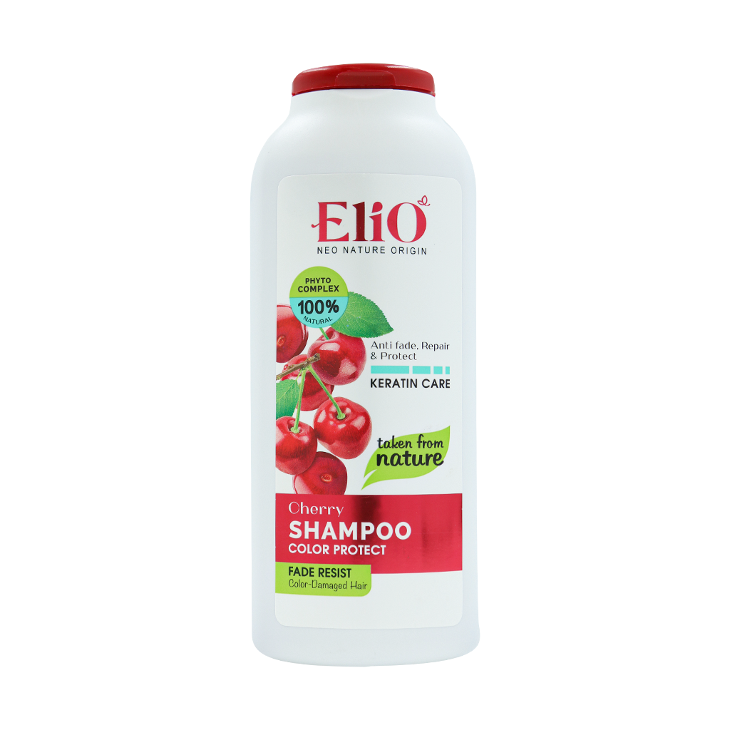 Elio Cherry Color Protect shampoo 400 قیمت شامپو موهای رنگ شده گیلاس الیو