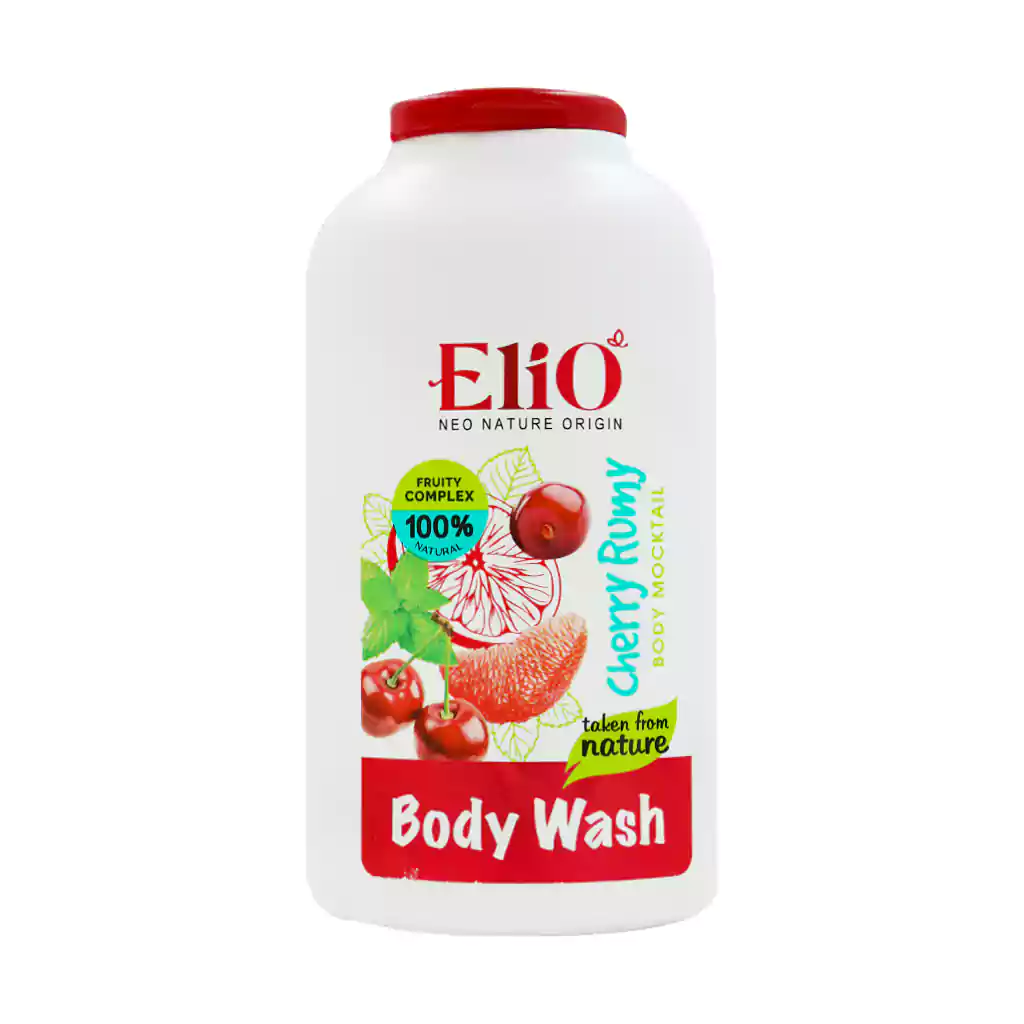 Elio Cherry Rumy Body Wash 400 ml قیمت شامپو بدن کرمی چری رامی الیو