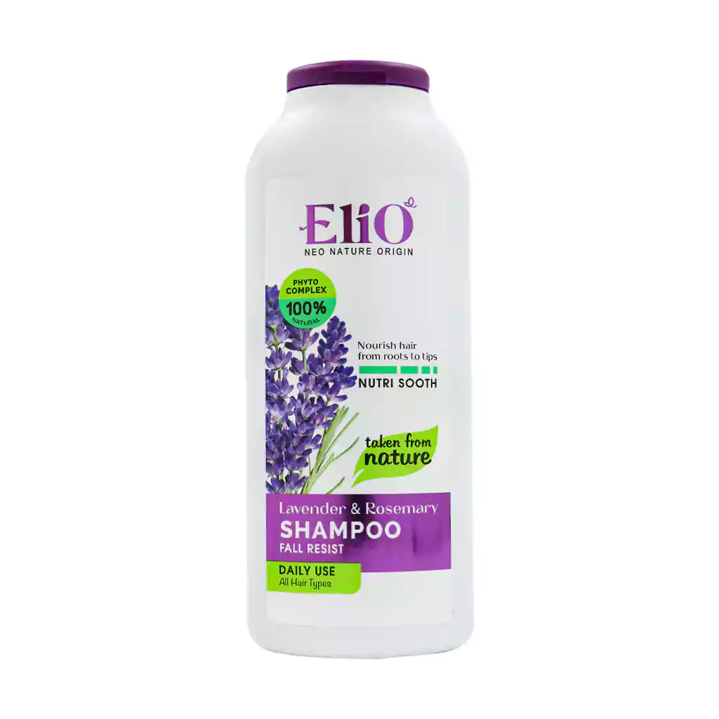 Elio Fall Resist Lavender And Rosemary Shampoo 400 ml قیمت شامپو ضد ریزش مو اسطوخدوس و رزماری الیو