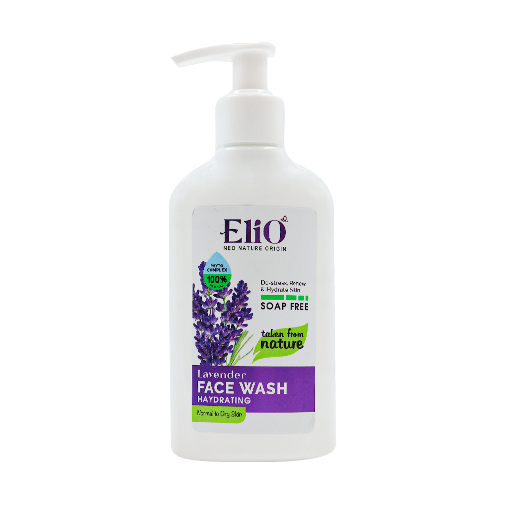 Elio Lavender Hydrating Face Wash 175 ml قیمت ژل شستشوی صورت اسطوخودوس الیو