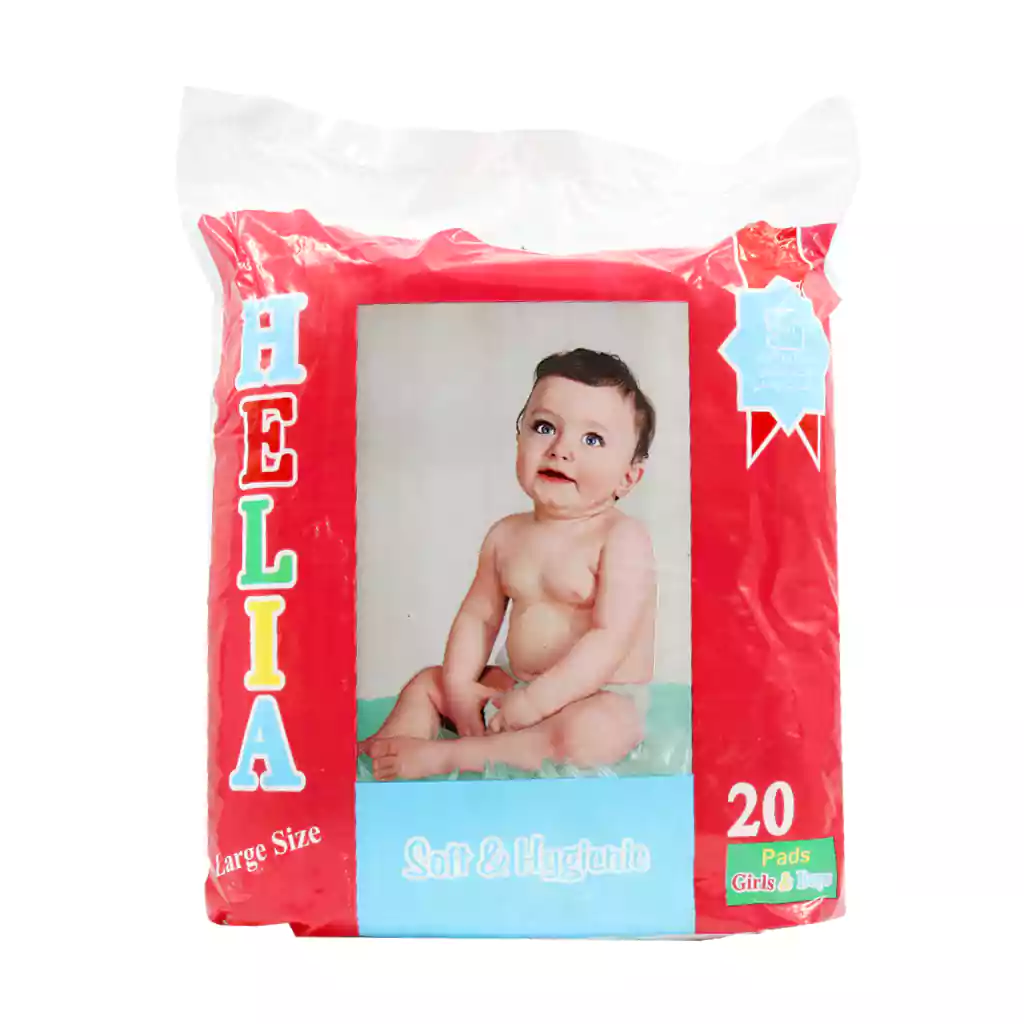 Helia Kids Pads 20 Pcs قیمت پوشک بچه هلیا سایز بزرگ