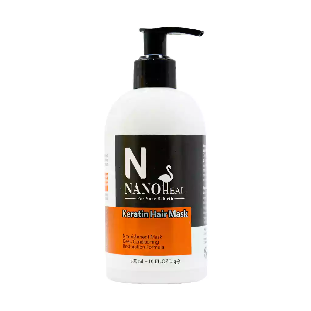 Nanoheal Keratin Hair Mask 300 ml قیمت ماسک مو کراتینه با آبکشی فاقد سولفات نانوهیل