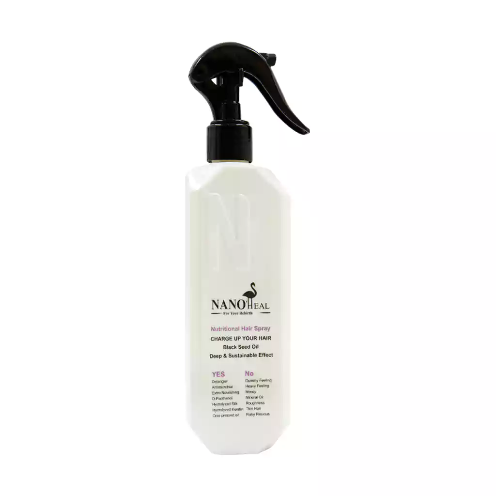 Nanoheal Nutritional Black Seed Oil Hair Spray 270 ml قیمت اسپری گره باز کن روغن سیاه دانه نانوهیل