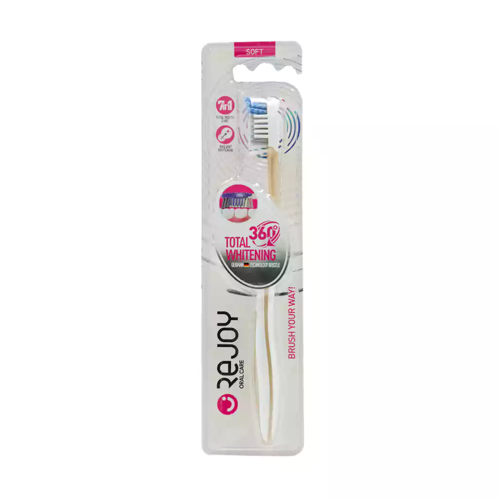 Rejoy Soft Total Whitening 360 Toothbrush Talayi مسواک ریجوی مدل توتال وایتنینگ 360 درجه با برس نرم