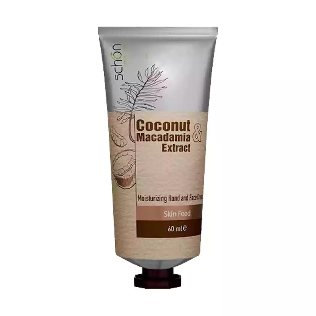 Schon Coconut And Macademia Moisurizing Cream 60 ml قیمت کرم مرطوب کننده نارگیل و ماکادمیا شون