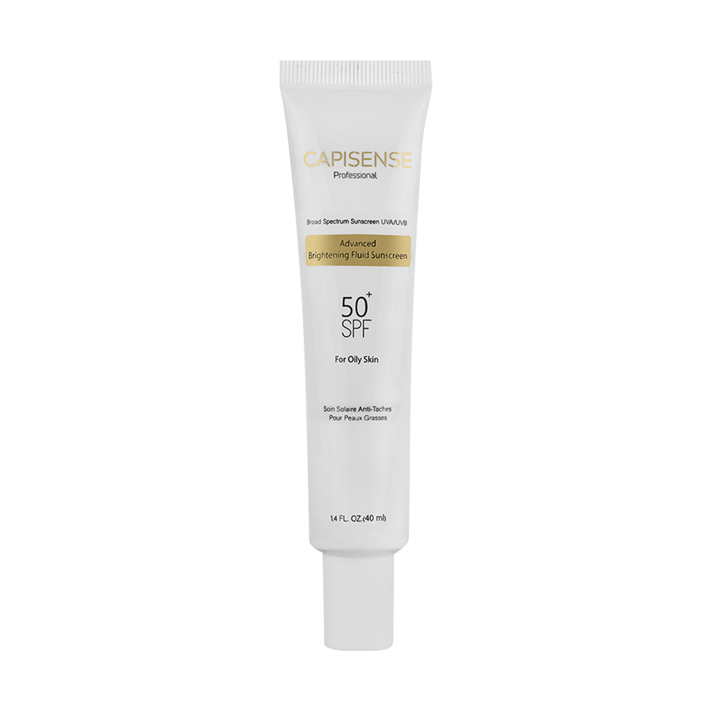 Capisense Advanced Brightening Fluid sunscreen For Oily Skin قیمت فلوئید ضد آفتاب و روشن کننده پوست چرب SPF50 کپیسنس