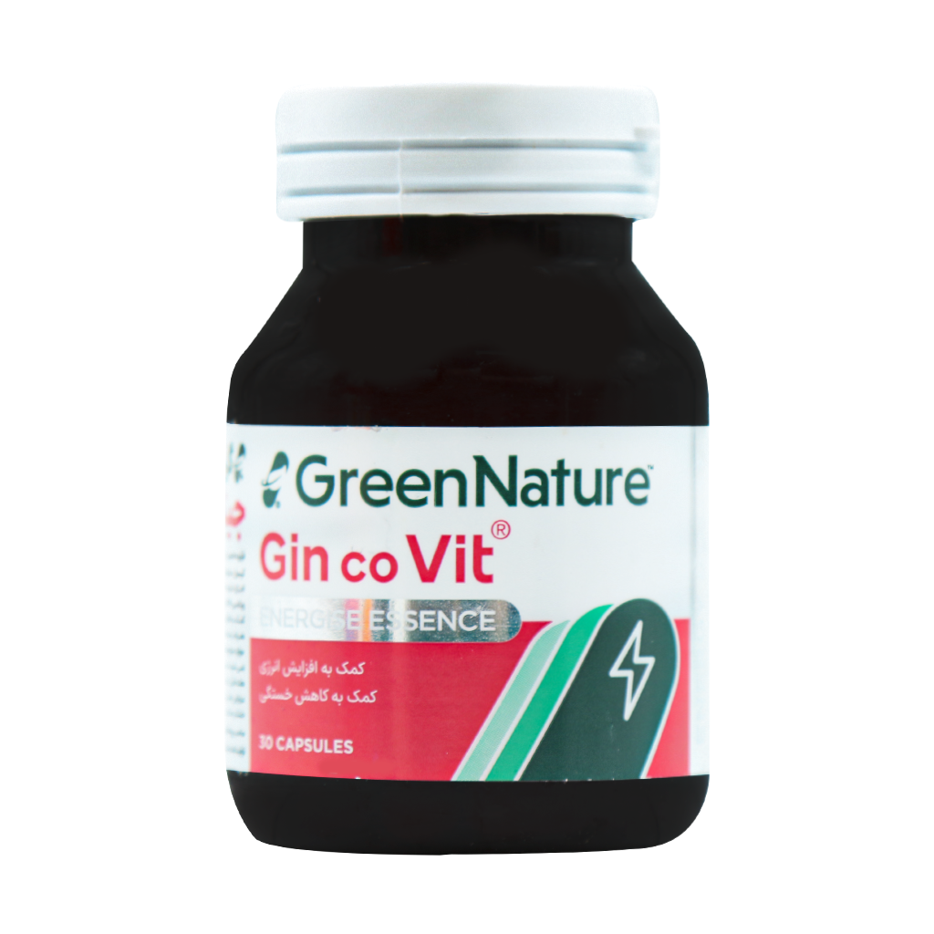 Green nature Gincovit 30 Caps قیمت کپسول جینکوویت گرین نیچر